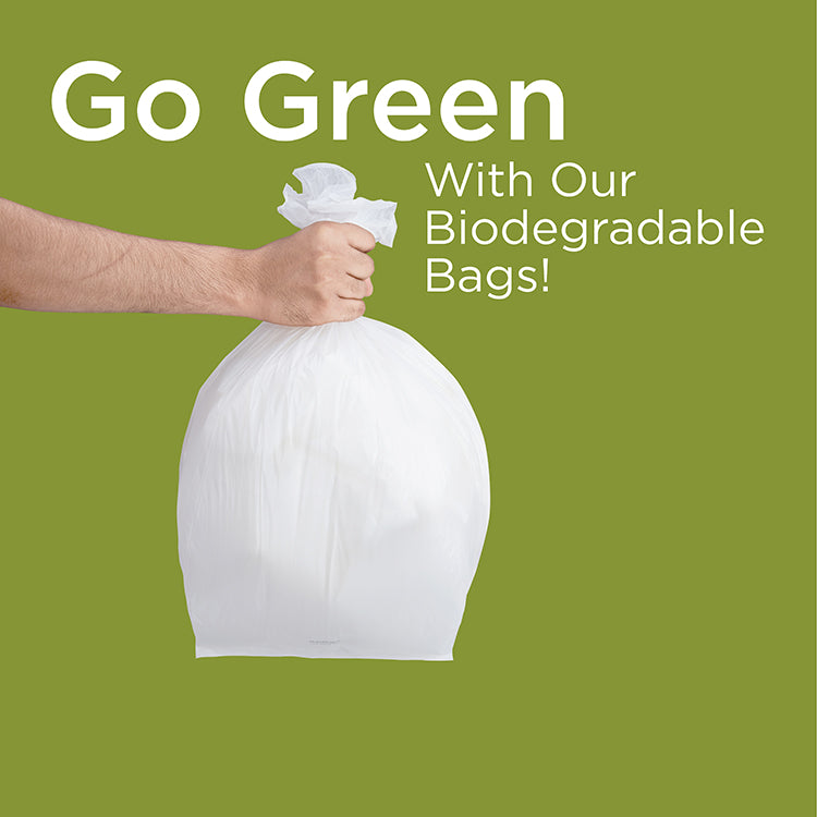 White Dust Bin Bag Roll 45*55