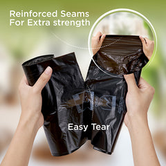 7 Packets Twin Pack Garbage Roll Black 65x95cm 30 Gallon 25 % off