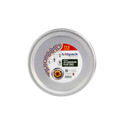Round Aluminium Platter Offer Pack 6575 12'' 7+3 OFFER