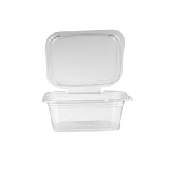 200 Pieces Tamper Evident Square Clear Pet Container 32oz