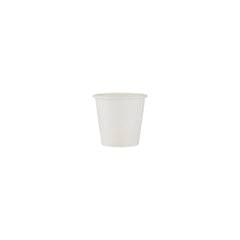 2000 Pieces 2.5 Oz White Single Wall Qahwa Paper Cups