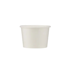 White Paper Ice Cream Cup Base Only