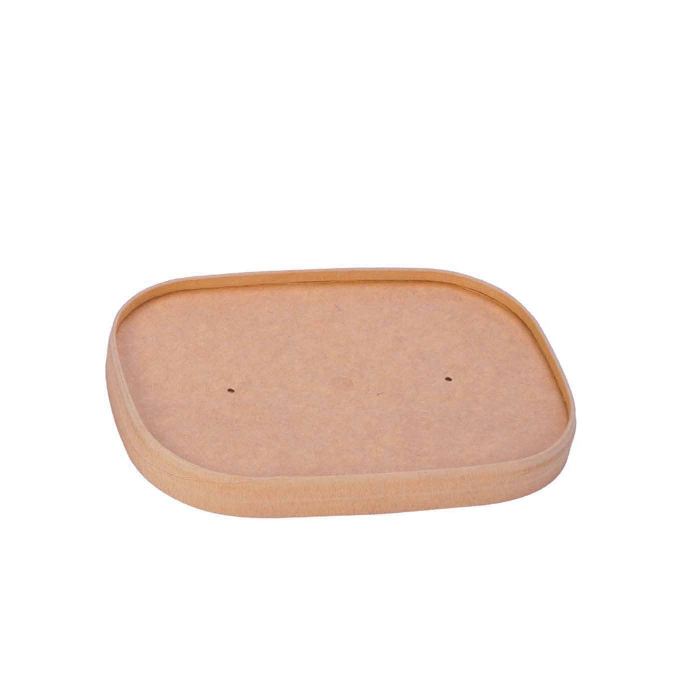 Kraft Rectangular Container 300 Pieces - Hotpack Oman