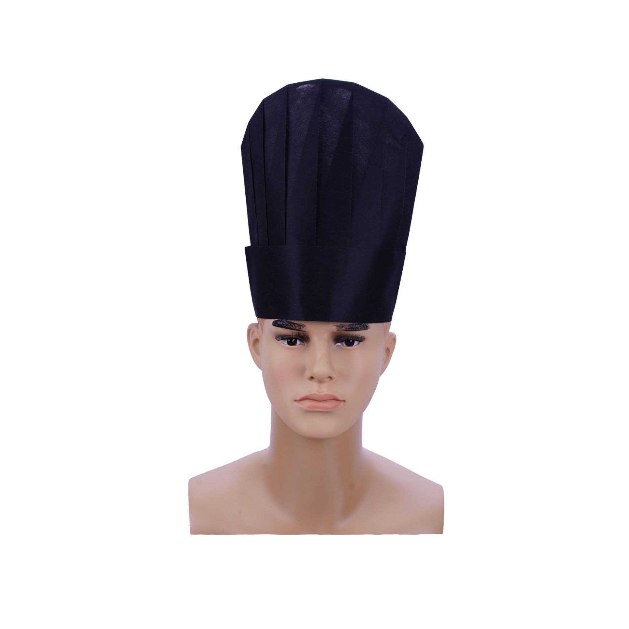 Black Non Woven Chef Hat 11 Inch