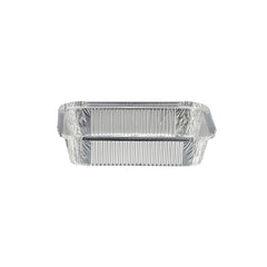 120 Pieces Aluminum Containers with Lid  83185 ( 1850 CC ) 260 x 192 x 50 Mm