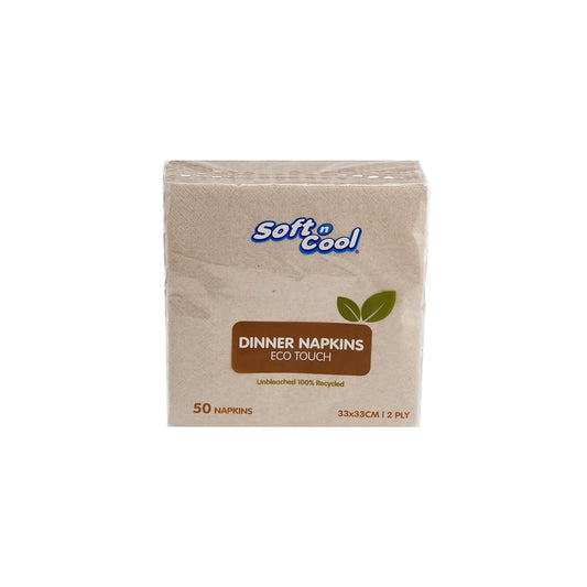 Soft N Cool Paper Folded Brown Napkin