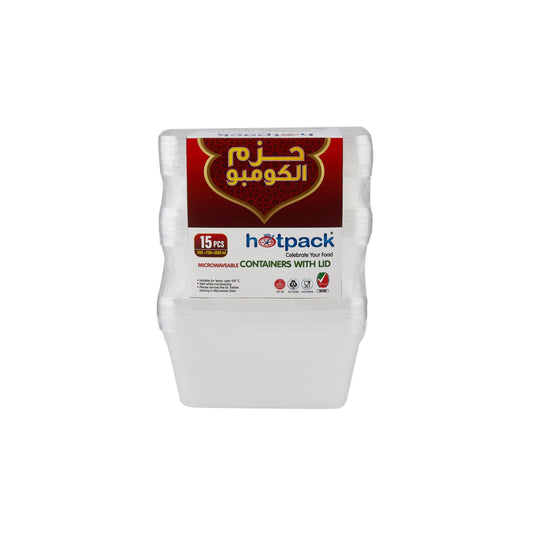 Clear Microwave Container Combo Pack