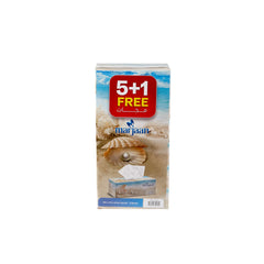 Marjaan Facial Tissue 130 Pulls X 2 Ply 5 Boxes + 1 Box Free