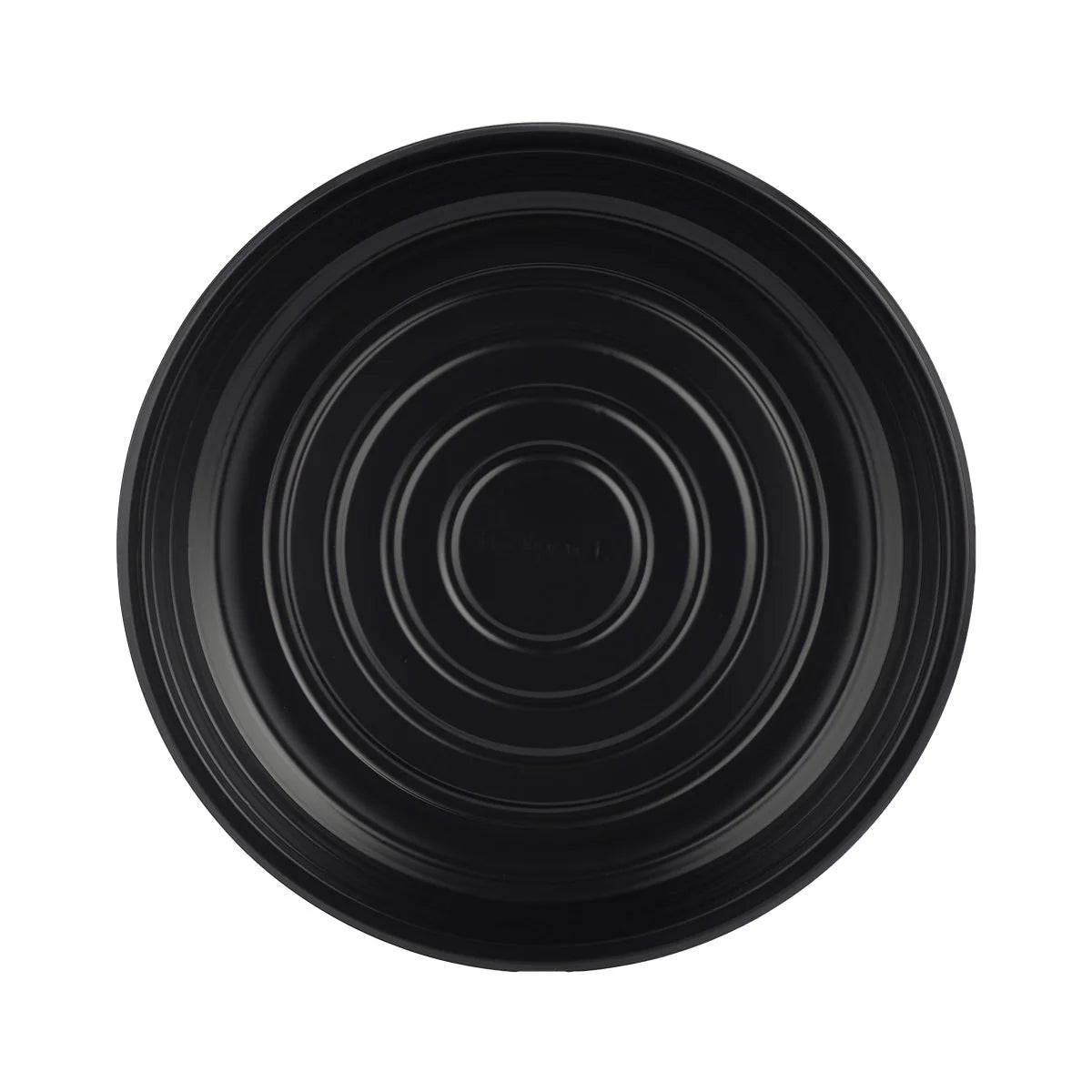 250 Pieces Black Round Microwave Safe Plate