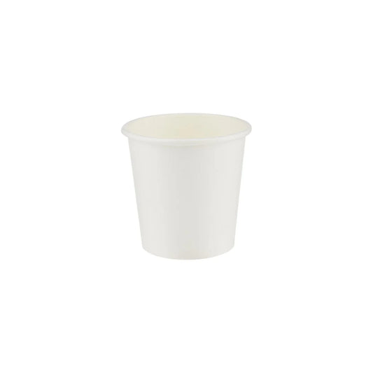 6.5 Oz White Single Wall Paper Cups 1000 Pieces - Hotpack Global