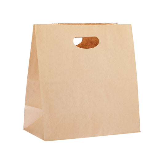 Kraft Paper Bag Die Cut Handle 28 x 28 cm