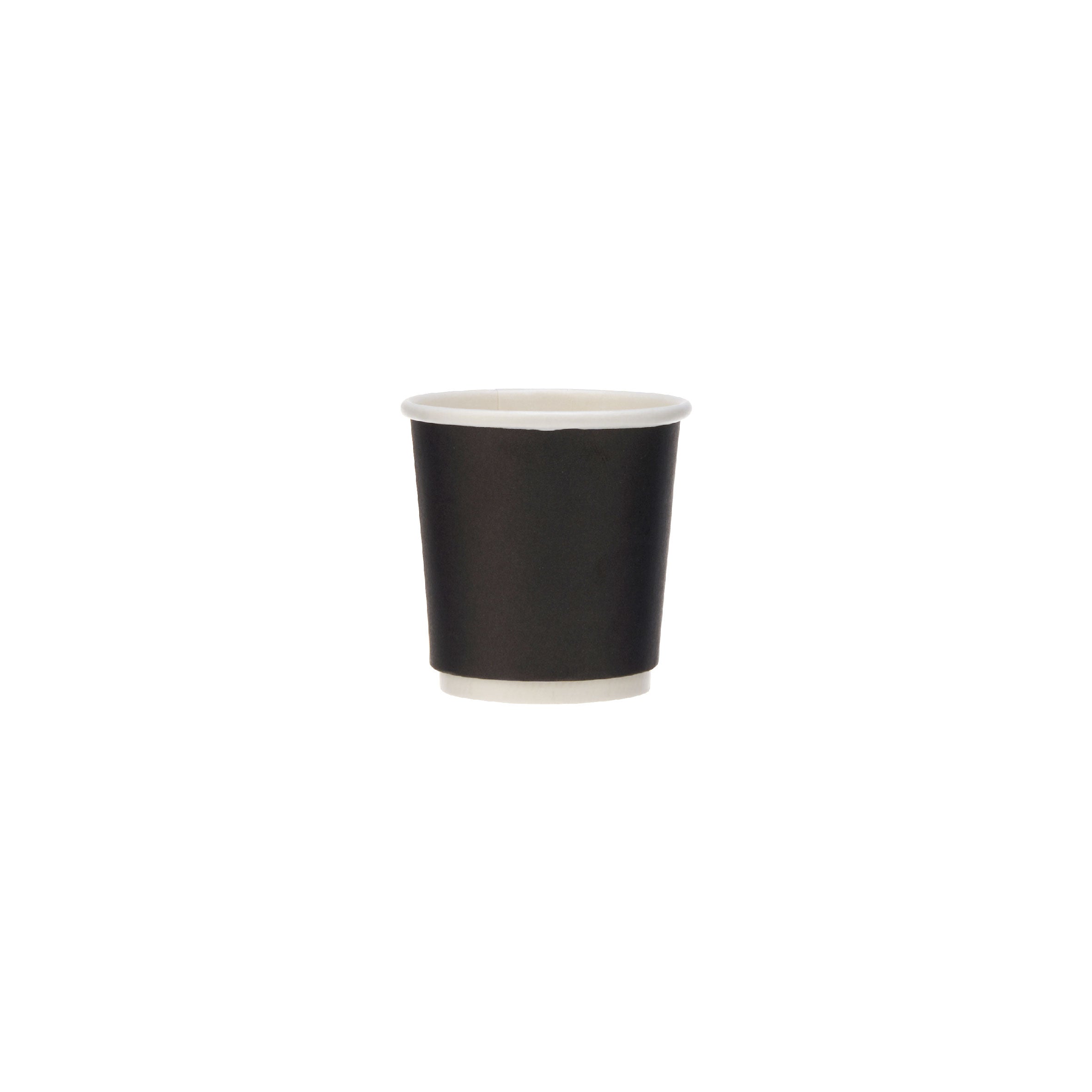 4 Oz Black Double Wall Paper Cups 1000 Pieces - Hotpack Oman